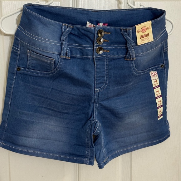 Shortie Denim Shorts - Picture 1 of 1
